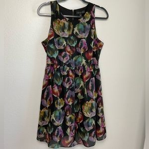MM Couture sleeveless floral dress